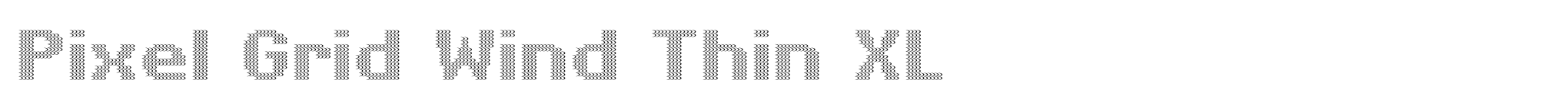 Pixel Grid Wind Thin XL image
